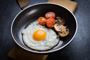 Sunny side up fried eggs