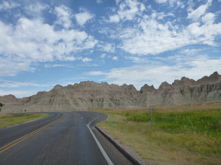 Landscape at Badlands National Park