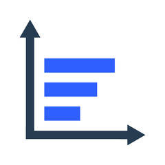 Sales decrease report icon