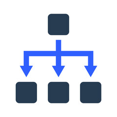 Hierarchy structure icon