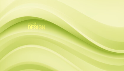 Mint green wavy backdrop. Abstract background.