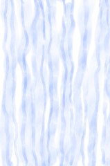 Light, Flowing Blue digital watercolor background with undulating stripes and color gradients on a white background
