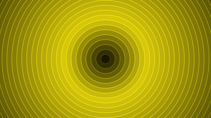 Loopable abstract digital geometric tunnel background. Futuristic sparkling pattern that moves forward with yellow colors on bright. Technology and cyber concept with copy space