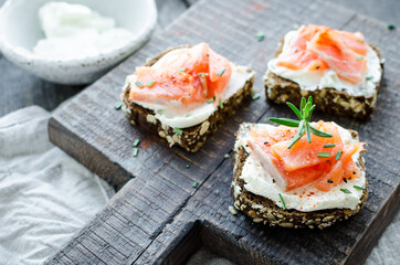 Healthy breakfast on the table