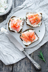 Healthy breakfast on the table