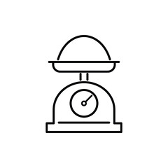 scale icon kitchen utensil