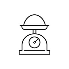 scale icon kitchen utensil