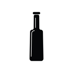 Beer bottle icon illustration