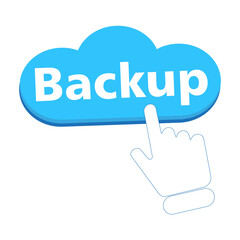 Backup icon. Day backup logo - stock vector