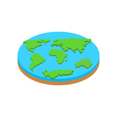 Flat earth outdated hypothesis that the Earth is a flat disk. The concept of a flat earth was present in the cosmogonic mythology of many peoples of antiquity, in particular 