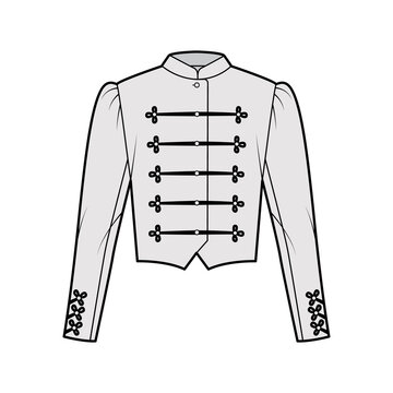 Military Jacket clip art preview