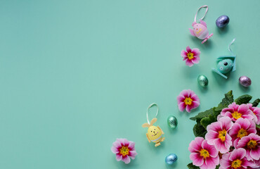 Fototapeta na wymiar Easter decorative background