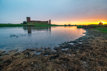 Naklejka premium Medieval royal castle in City of Kolo - Poland