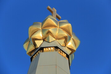 Borodino area and the main monument to Russian soldiers - heroes of the Borodino battle, Borodino,...