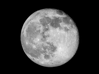 Full moon photography from Earth