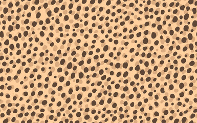 Abstract modern leopard seamless pattern. Animals trendy background. Beige and black decorative vector stock illustration for print, card, postcard, fabric, textile. Modern ornament of stylized skin