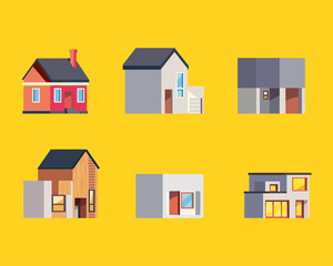 Houses icon set