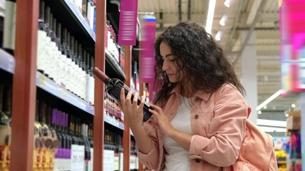 Woman wants to choose good red wine