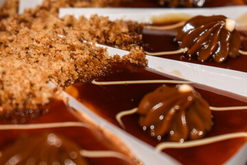 chocolate cake with nuts