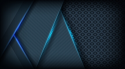 Modern dark blue abstract digital futuristic technology background