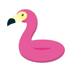 Pink Flamingo Float