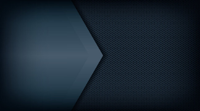 Modern dark blue abstract digital futuristic technology background