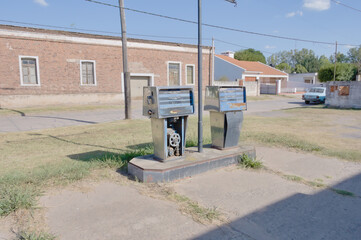 Surtidores de nafta antiguos