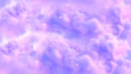 Abstract blurred fantasy background with fabulous clouds