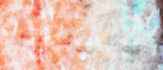 Abstract watercolor vintage or old grunge with colorful splash background texture design