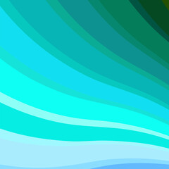 Modern green waves background. Banner design. Elegant art. Stock image. EPS 10.