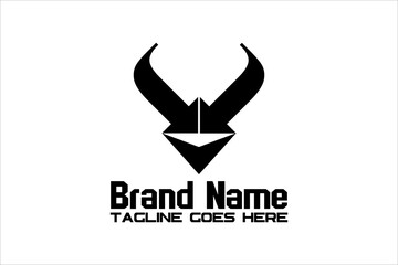 logo for company bull arrow