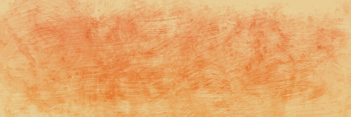 Orange background with grunge texture, old vintage abstract distressed pattern of scratches and peeling paint in light fall or autumn colors, halloween or thanksgiving grunge backgrounds