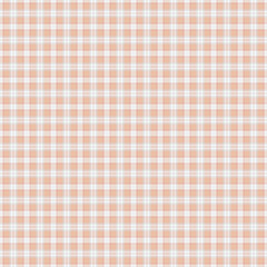 Plaid Checkered Tartan Fabric Seamless Patterns, Orange And Grey