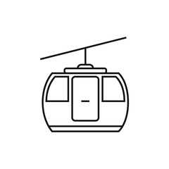 Cable car icon design vector illustration