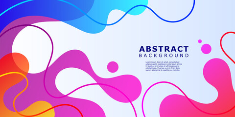 abstract background with colorful lines and liquid