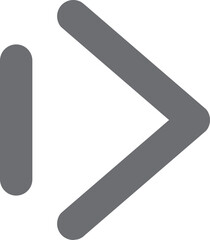 Modern arrows Vector line icon. Arrow different shapes in modern simple flat style for web design.

