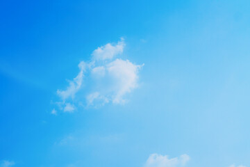 natural sky background of day time blue sky with white cloud