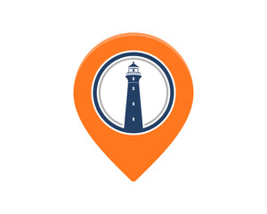 Lighthouse inside the pin location