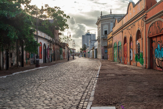 Fototapeta Centro histórico de Maceió, Alagoas.