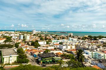 Fototapeta na wymiar Visão de cima do Mirante de Maceió, Alagoas
