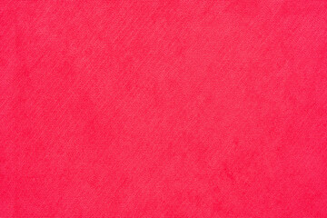 Red fabric background texture. Red cloth. Fabric surface for banner background.