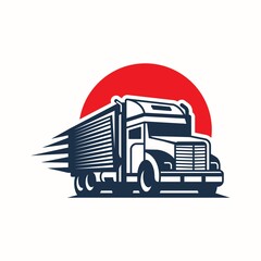 Fast Truck Logo Design Template