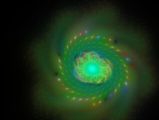 Obraz premium Imaginatory fractal background generated Image