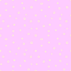 Spotted abstract vector background. Cute pastel seamless pattern with spots, asymmetric random polka dots, circles, bubbles. Design for fabric, wrapping paper. Fun simple texture, backdrop