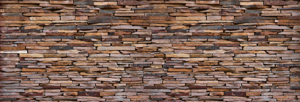 panoramic slab granite background, slate stone wall