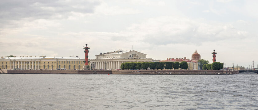  View Of The Spit Of Vasilyevsky Island