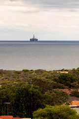 Fototapeta na wymiar Oil Rig at Sea