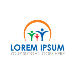 community vector , friendship logo vector