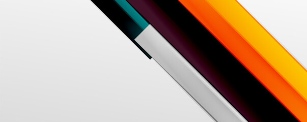 Color abstract lines trendy geometric background for business or technology presentation, internet poster or web brochure cover, wallpaper