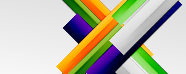 Color abstract lines trendy geometric background for business or technology presentation, internet poster or web brochure cover, wallpaper